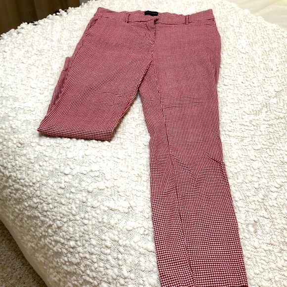 Retro Red and White Skinny Pants - Picture 2 of 2
